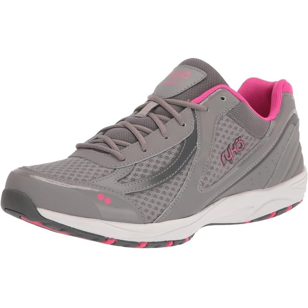 Ryka Dash 3 Women’s Walking Shoes Size 11M Gray Pink Comfort Athletic Sneaker